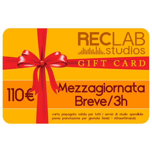 Prepagata 1/2 Giornata Breve